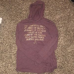 harry potter movie order maroon hoodie